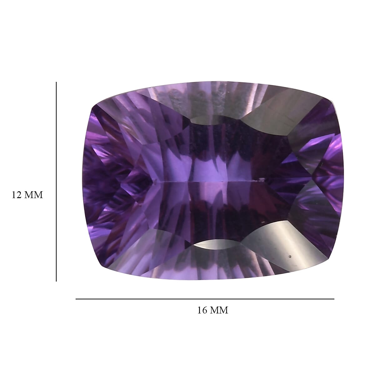 AA Mashamba Amethyst Cushion 16x12mm - 8.3 Ct