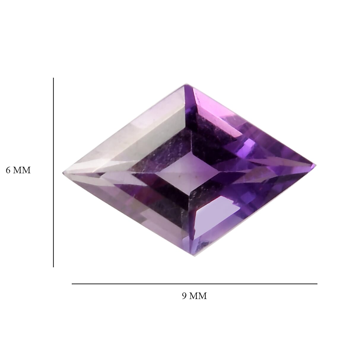 AA Mashamba Amethyst Fancy 9x6mm - 0.65 Ct