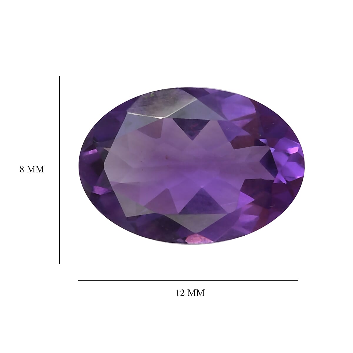 AA Mashamba Amethyst Oval 12x8 - 2.60 Ct