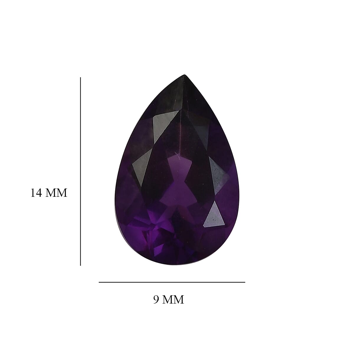 AAA Mashamba Amethyst  Prism 14x9mm - 4.05 Ct