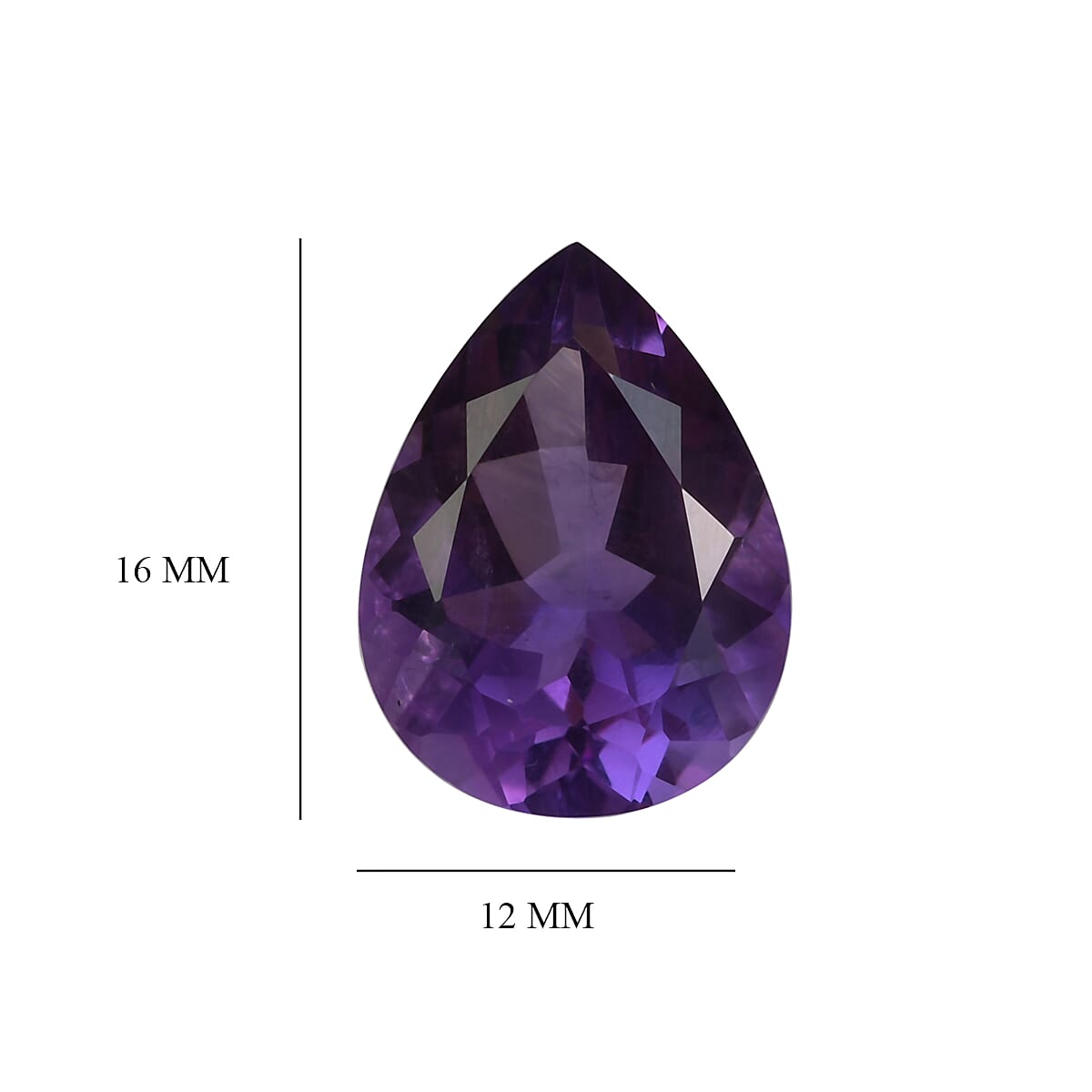AA Mashamba Amethyst  Prism 16x12mm -7.61 Ct