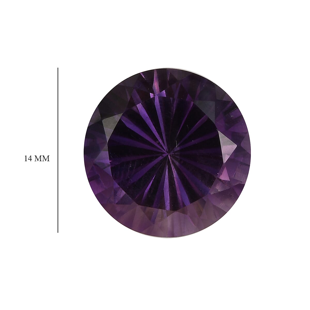 AA Mashamba Amethyst  Round 14.0mm -8.7 Ct