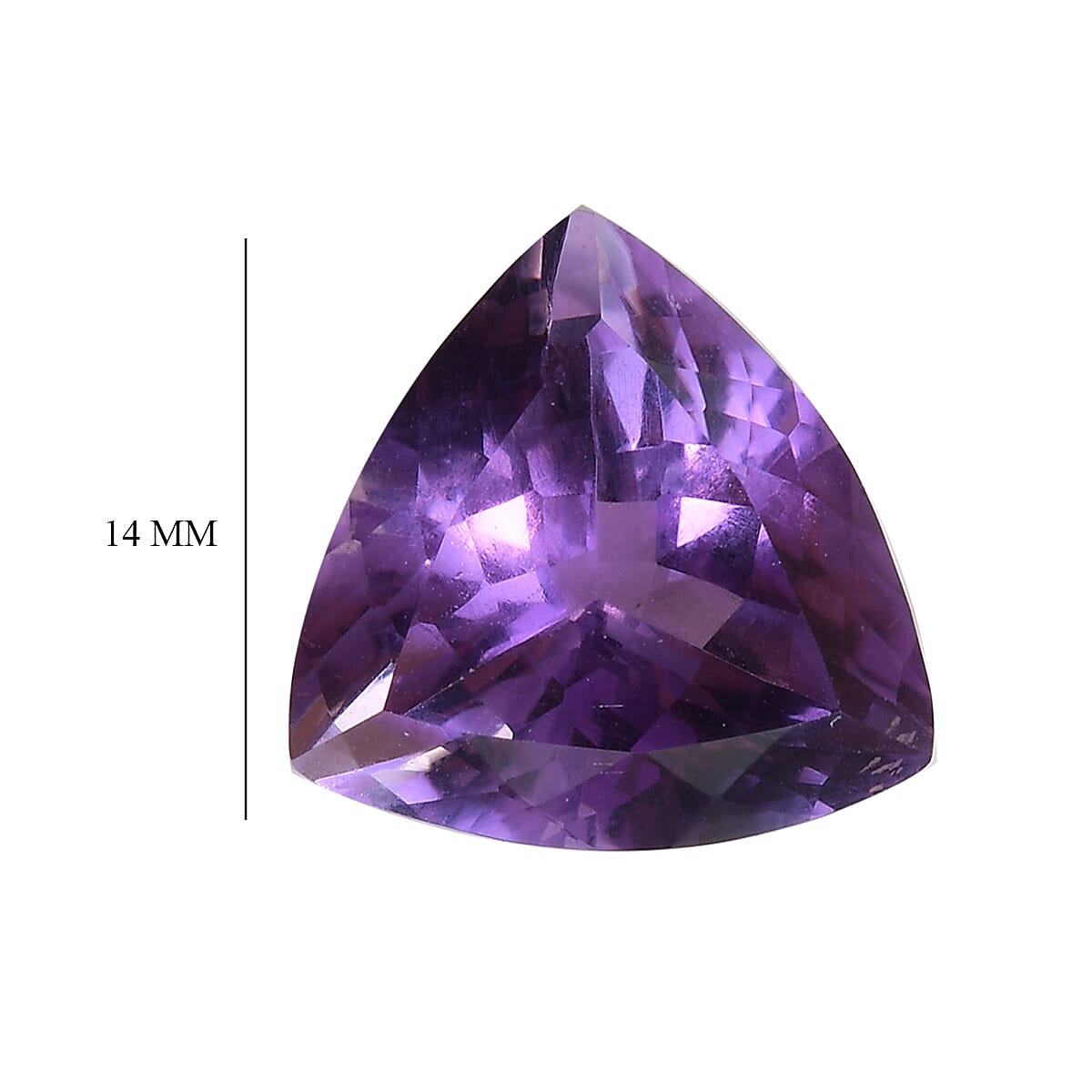 Mashamba Amethyst Triangle 14.0mm- 6.7 Ct