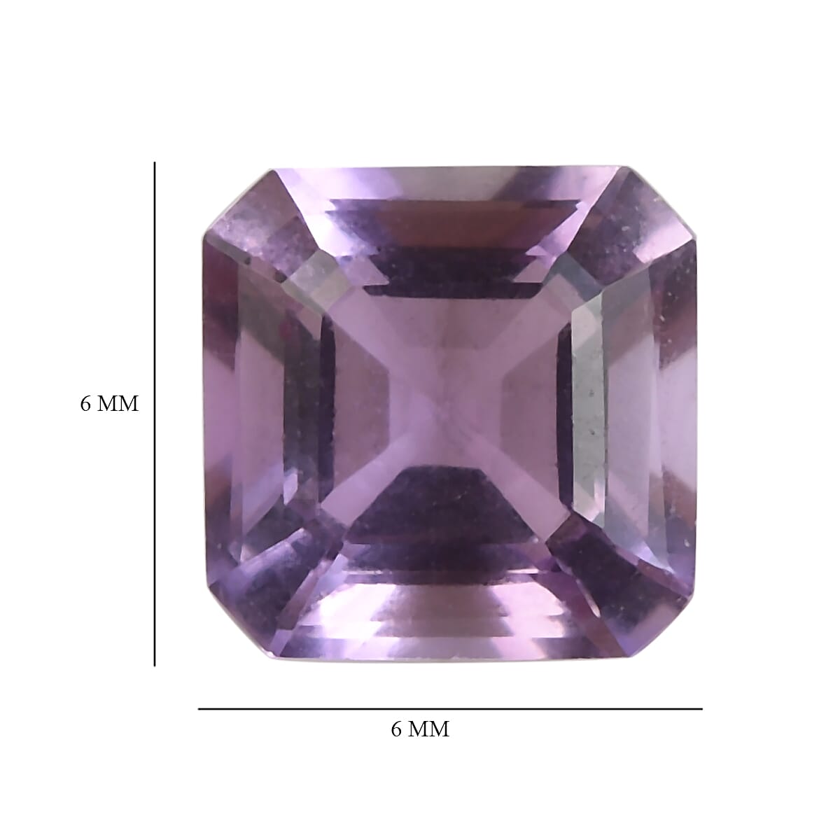 Moroccan Amethyst Octagon 6x6mm - 0.97 Ct