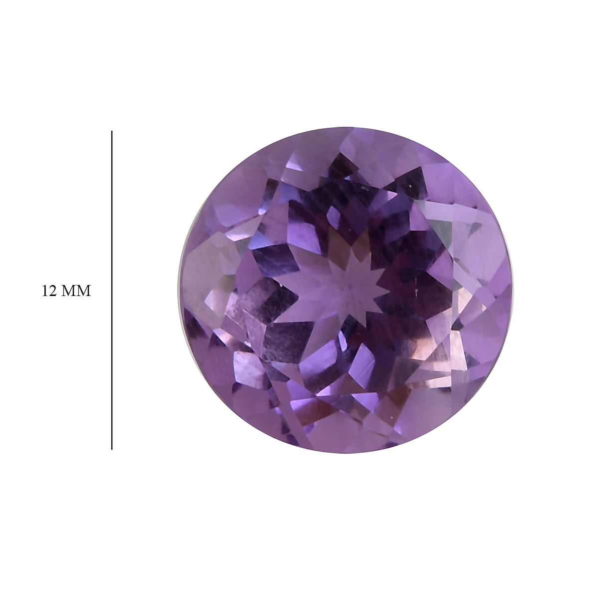A Moroccan Amethyst  Round 12.0mm-5.99 Ct