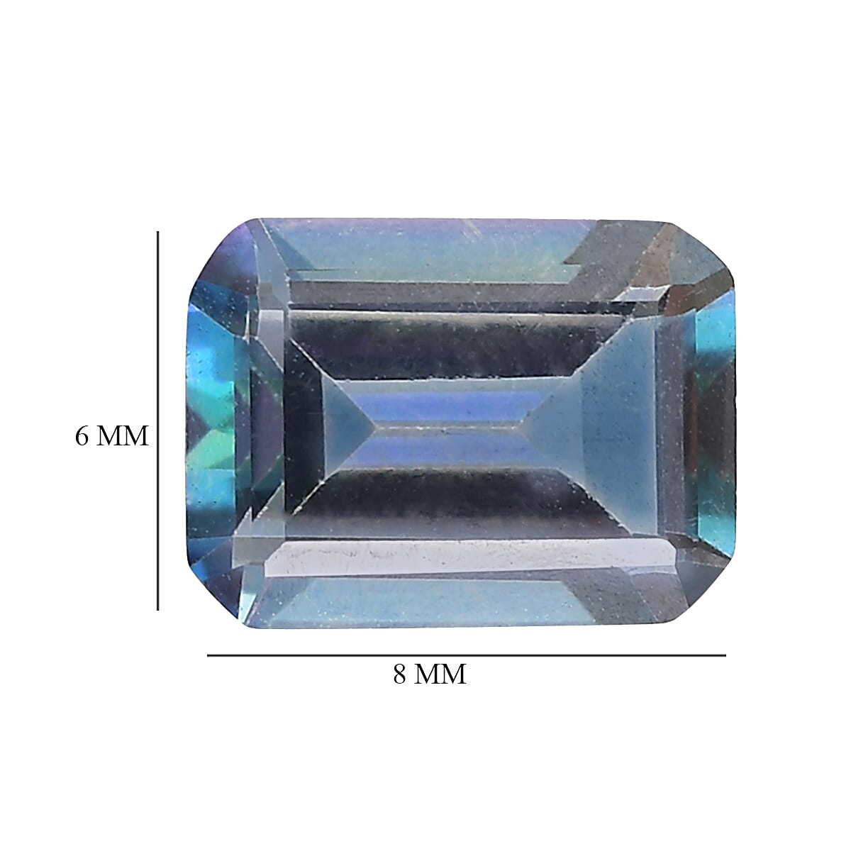 Neptune Garden Mystic Topaz Octagon 8x6mm -1.82 Ct