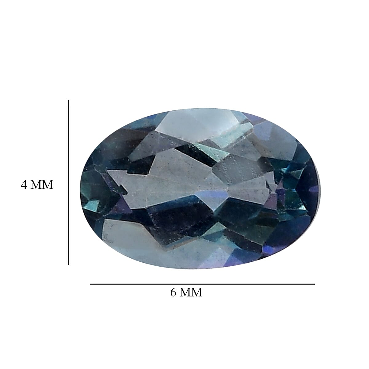 Neptune Garden Mystic Topaz Oval 6x4mm -0.4 Ct