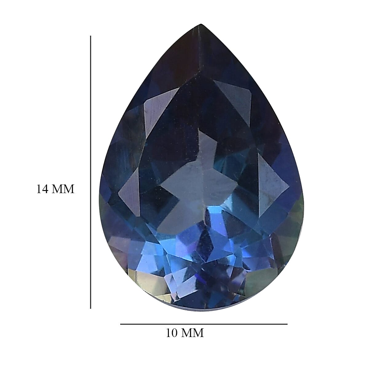 Neptune Garden Mystic Topaz Prism 14x10mm - 5.86 Ct