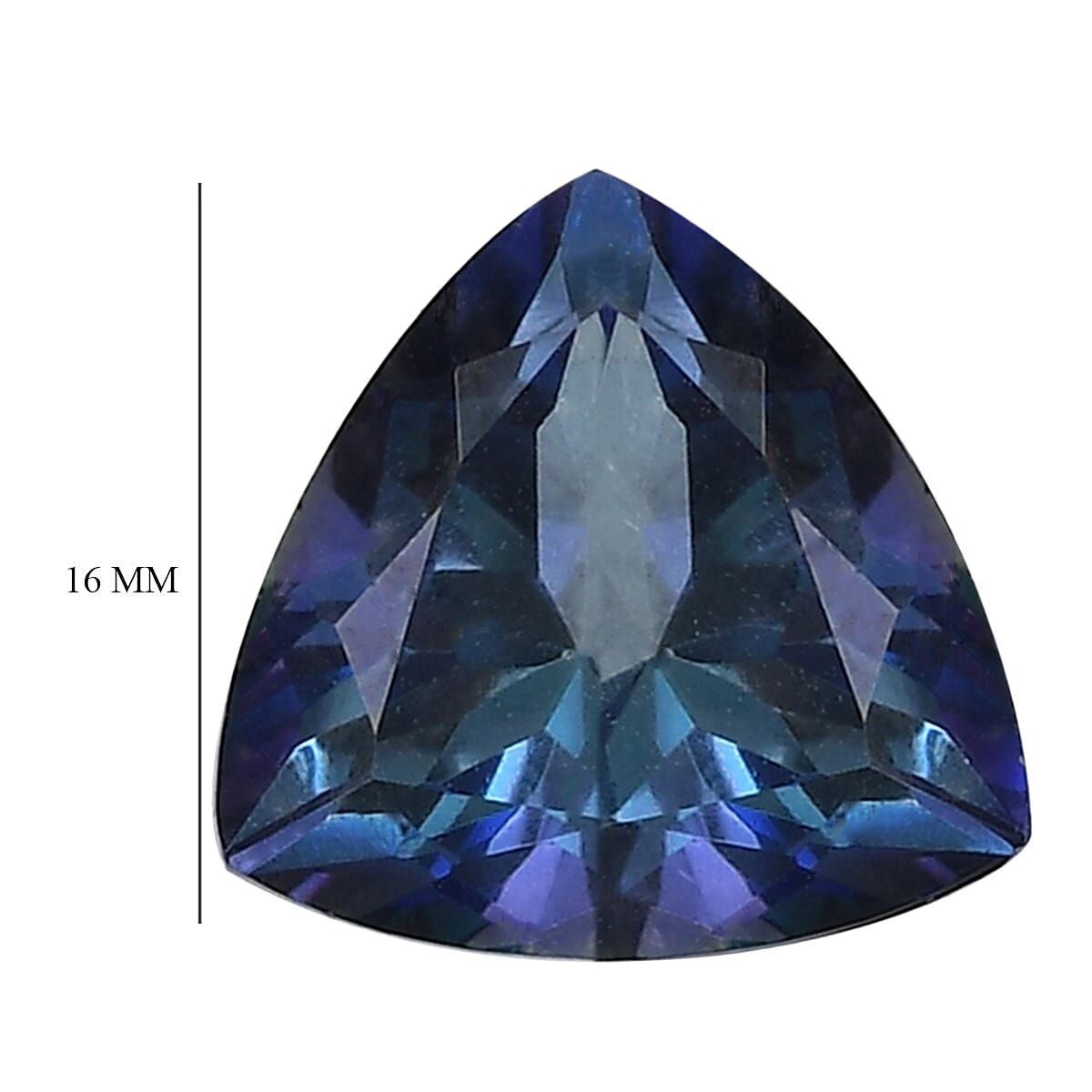 Neptune Garden Mystic Topaz  Triangle 10.0mm -3.98 Ct