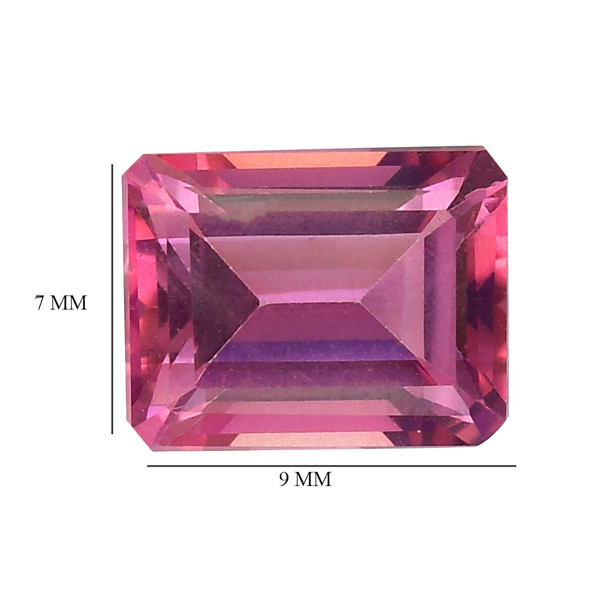 Pink Mystic Topaz Octagon 9x7mm -2.81 Ct