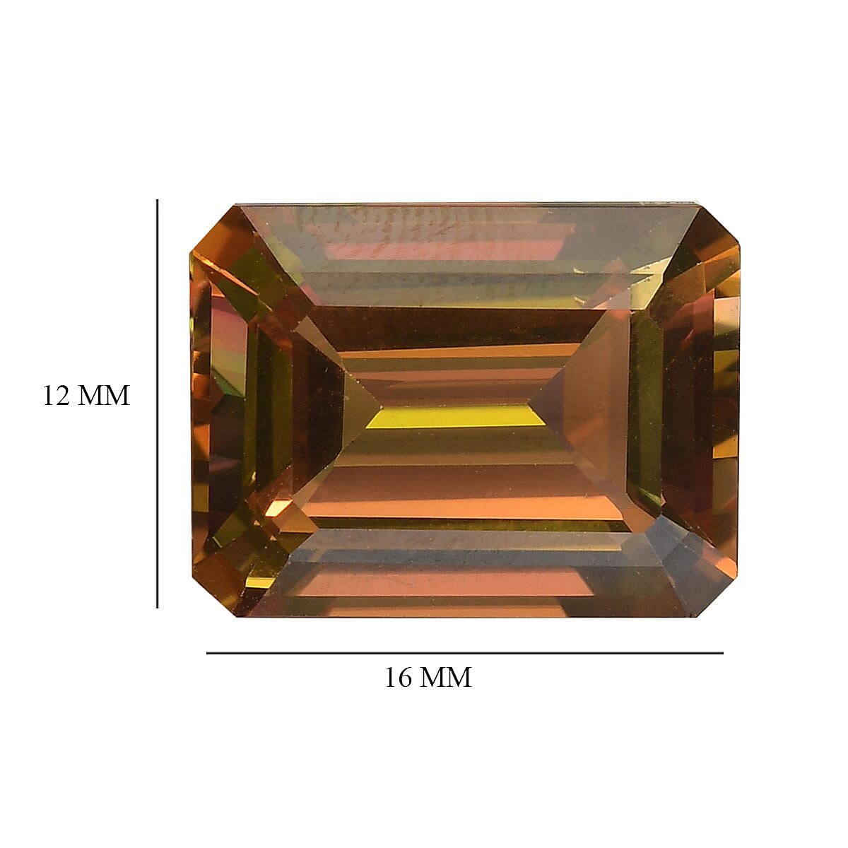 Stellar Mystic Topaz Octagon 16x12mm 14.29 Ct