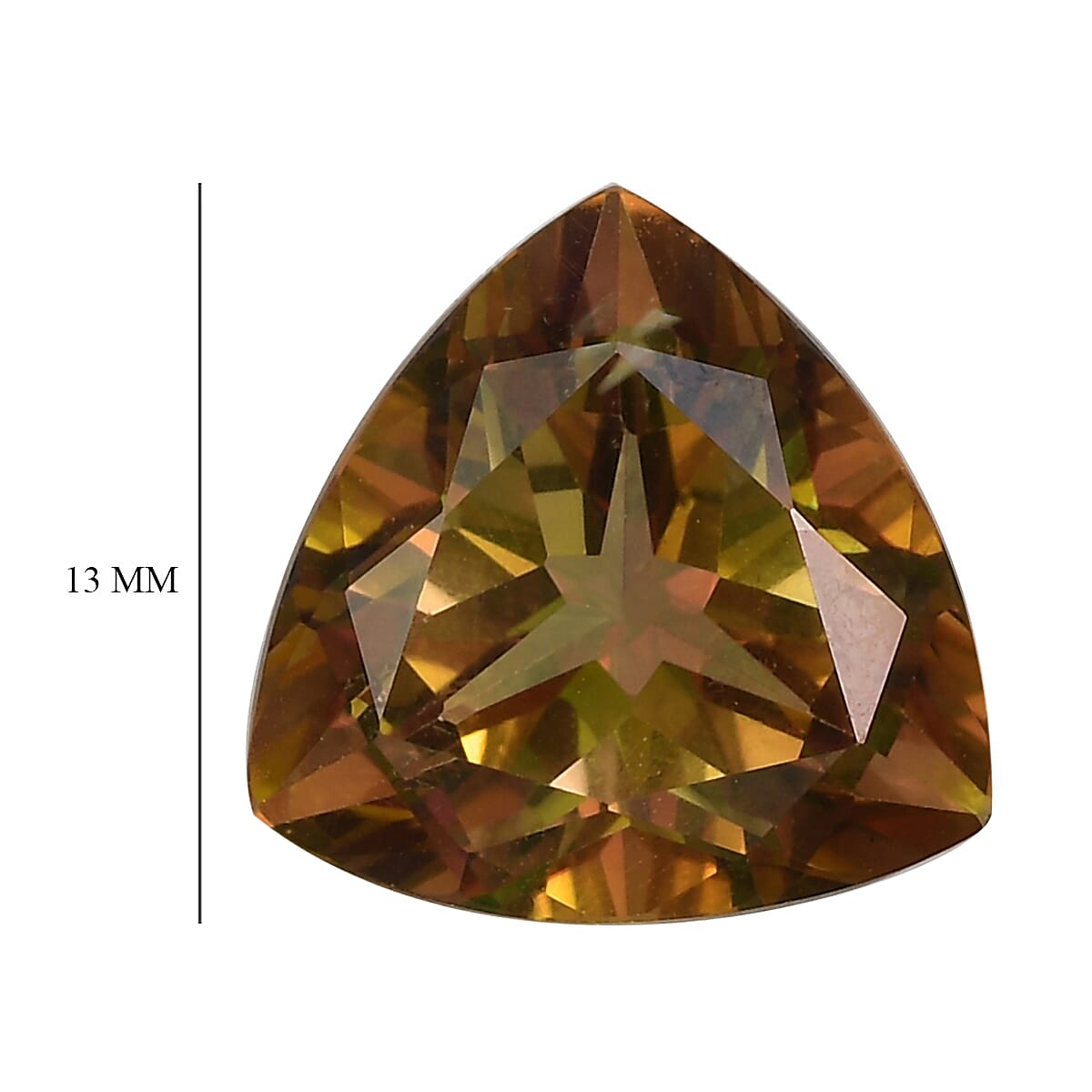 Stellar Mystic Topaz Trangle  13.0mm - 7.5 Ct