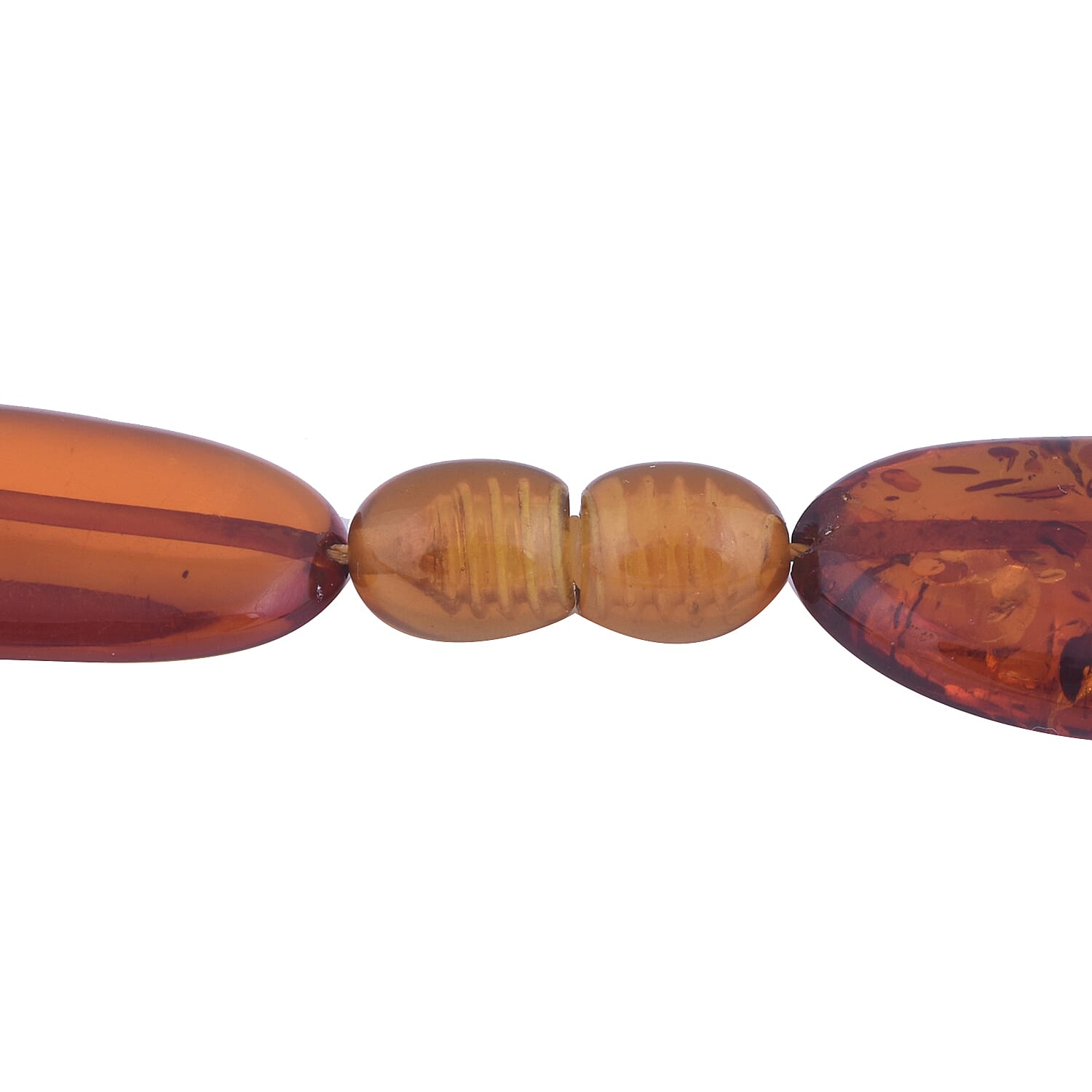 Natural Baltic Amber Beads Necklace (Size 20)