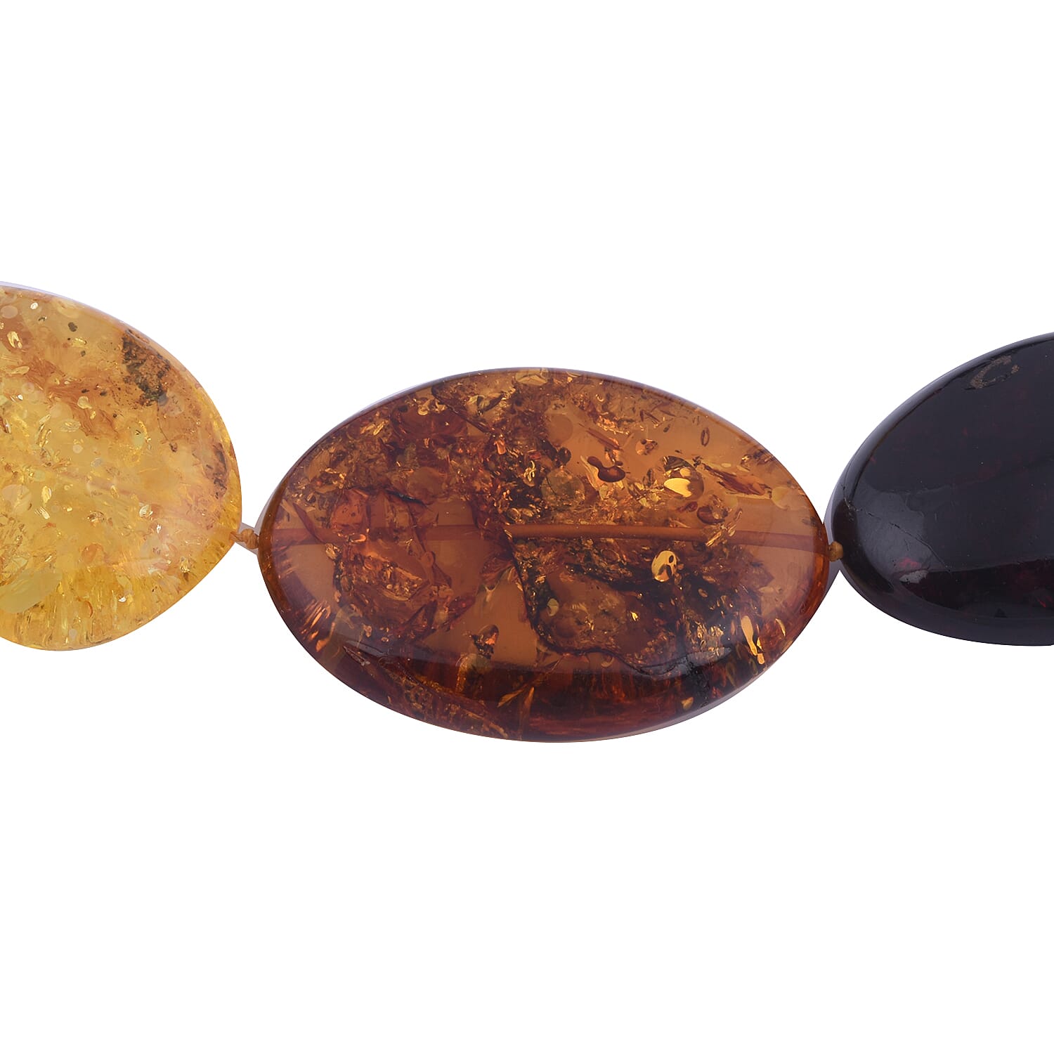 Natural Baltic Amber Beads Necklace (Size 26)