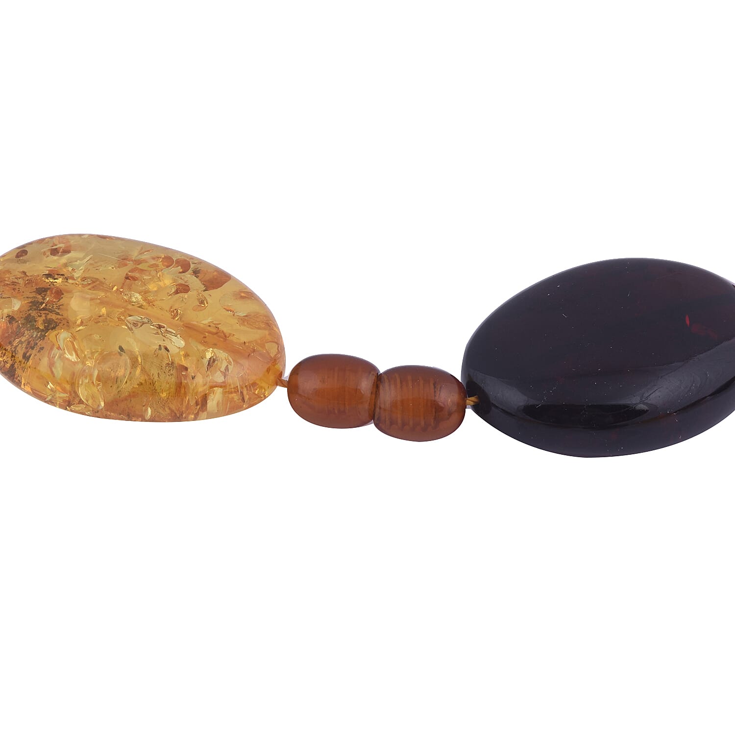 Natural Baltic Amber Beads Necklace (Size 26)