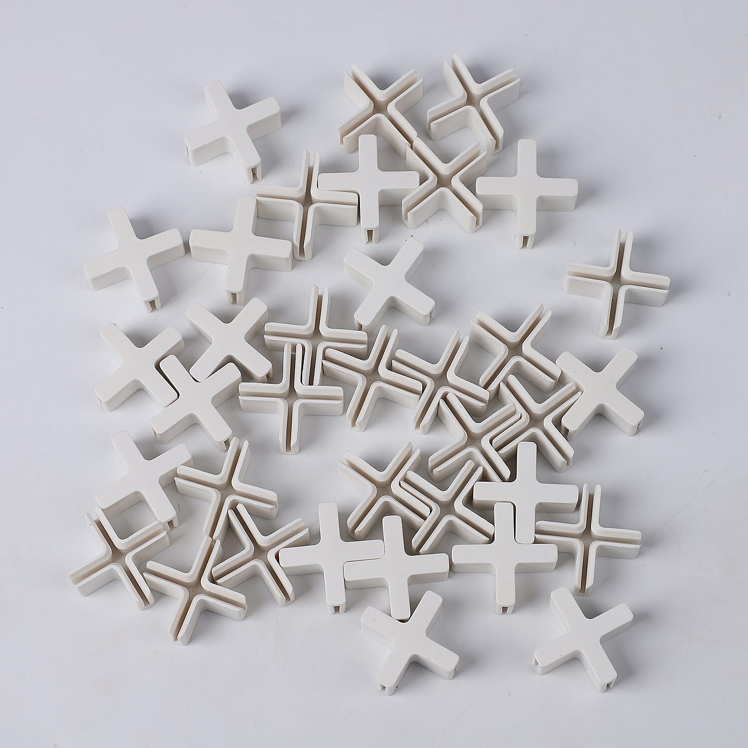 Set of 12 - DIY Plastic Grid Drawer Dividers (Size 36X7cm) - Pink