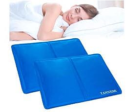 Tanness 2 Pack Magic Multi-Function Cool Jelly Pad Cushion Pillow Mat Absorbs and Dissipates Heat (Size 40x30cm)