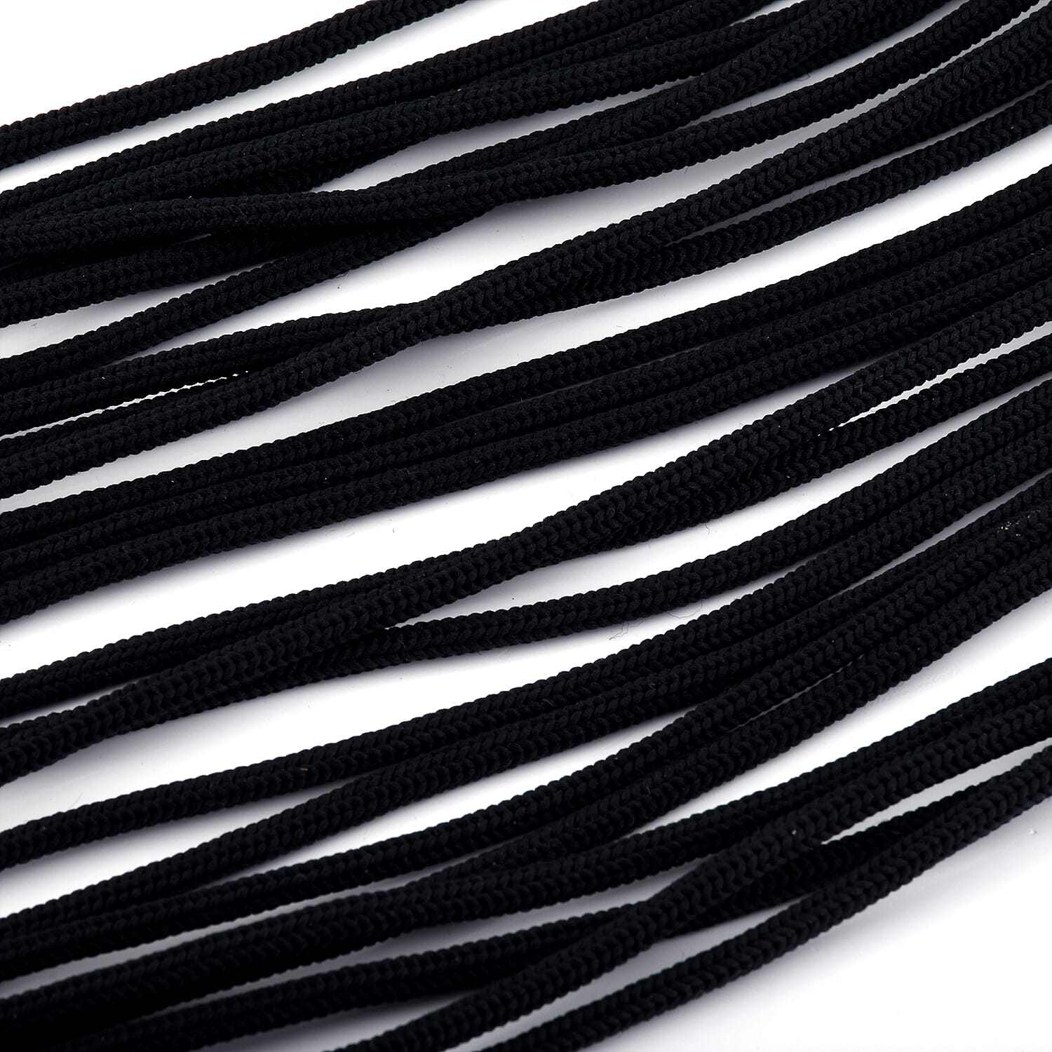 Oxford Pack of 12 Optical Glasses Cords in Black (Length 58cm)