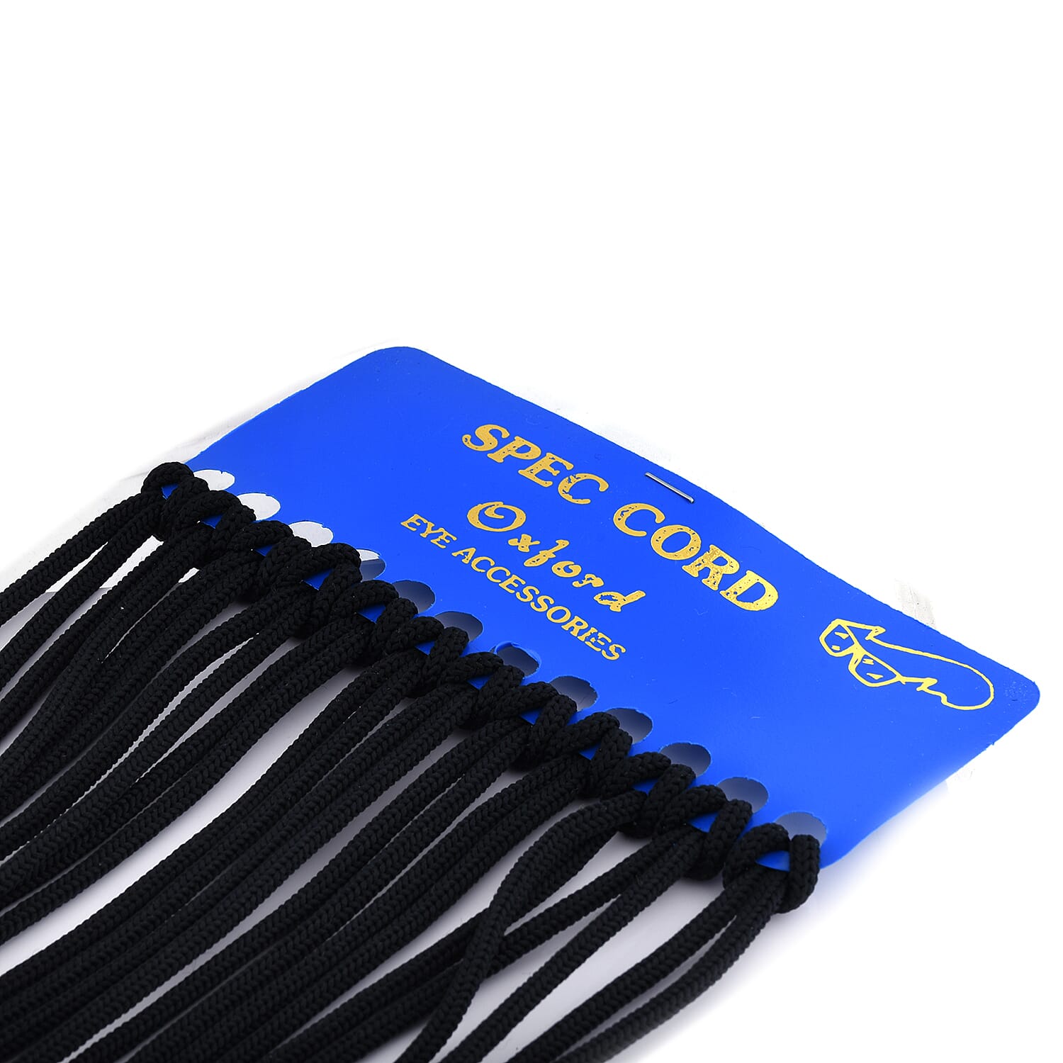 Oxford Pack of 12 Optical Glasses Cords in Black (Length 58cm)