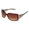 SolarX Women's Rectangular Shape Sunglasses - Brown