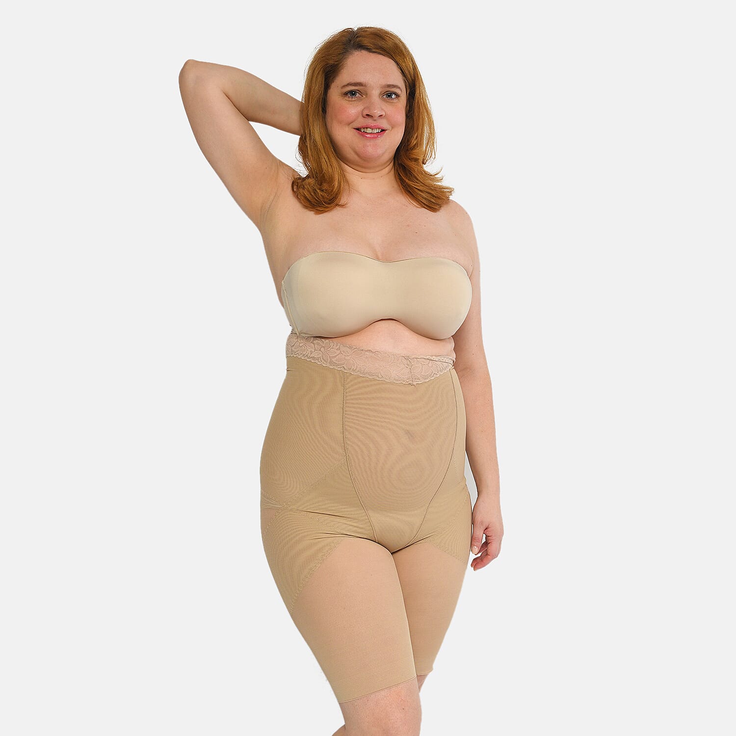 2 Piece Set - Slim N Lift Silhouette Shaper in Black and Nude Colour (Size XL, 14-16)