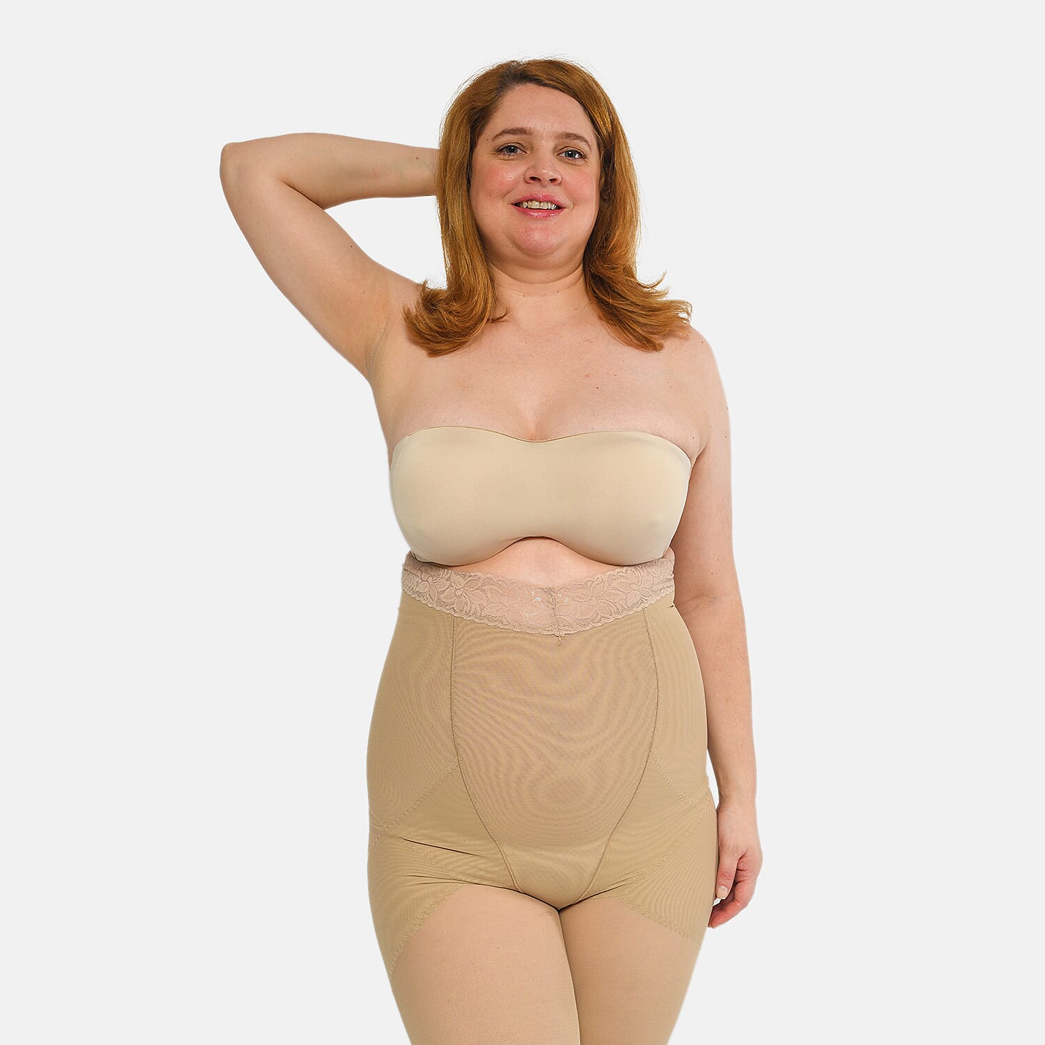 2 Piece Set - Slim N Lift Silhouette Shaper in Black and Nude Colour (Size XL, 14-16)