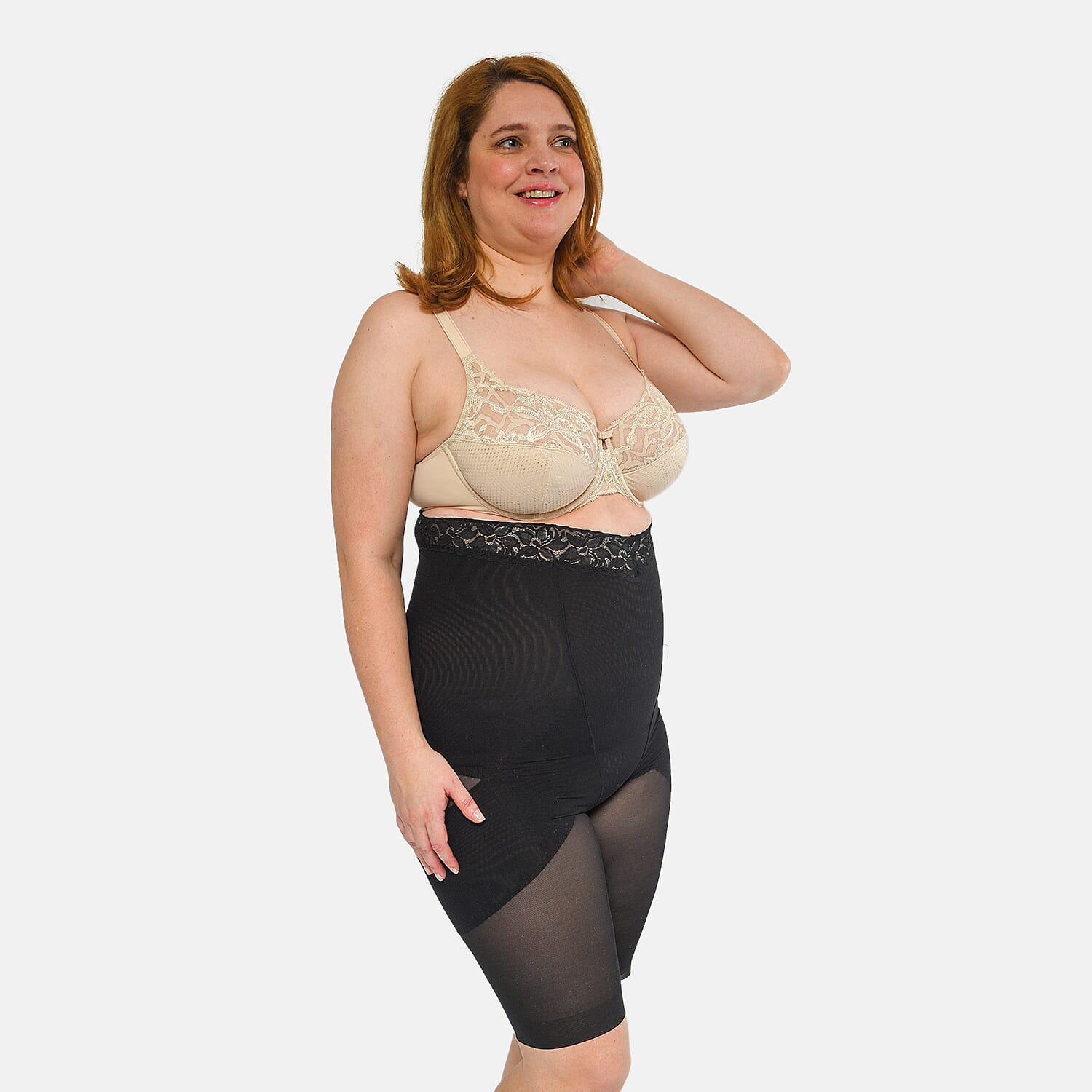 2 Piece Set - Slim N Lift Silhouette Shaper in Black and Nude Colour (Size XL, 14-16)