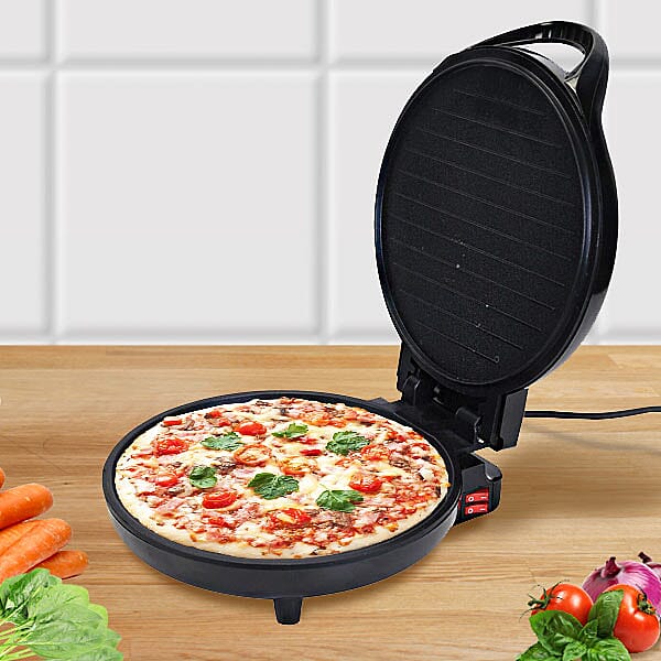 HOMESMART Multifunctional Grill- Multicooker, Pizza Pan, Pancake Maker (Size 32x28x13cm) - Black