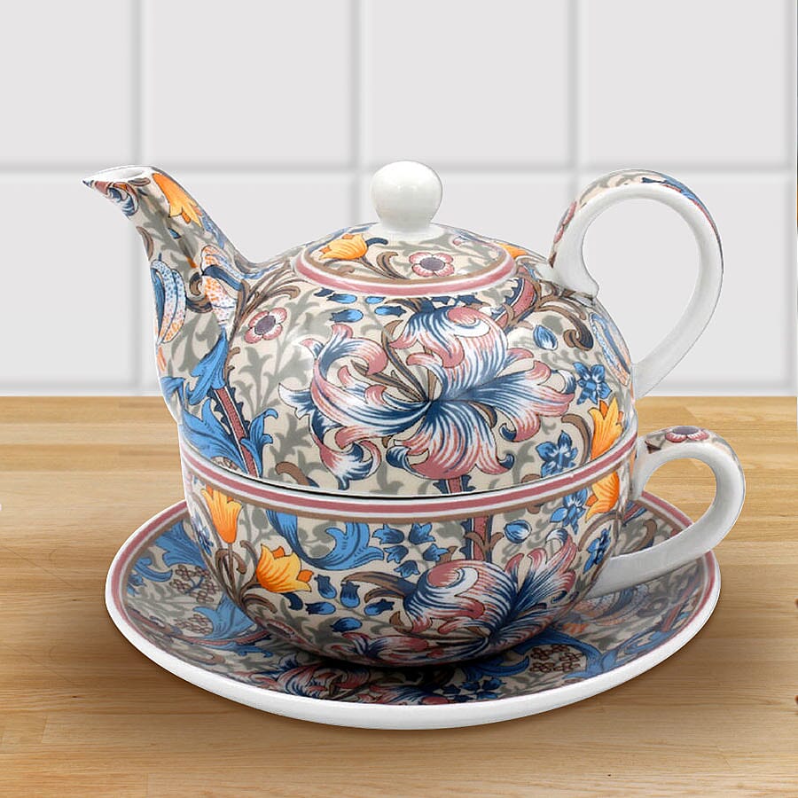 Lesser and Pavey - William Morris Golden Lily Tea for One Set