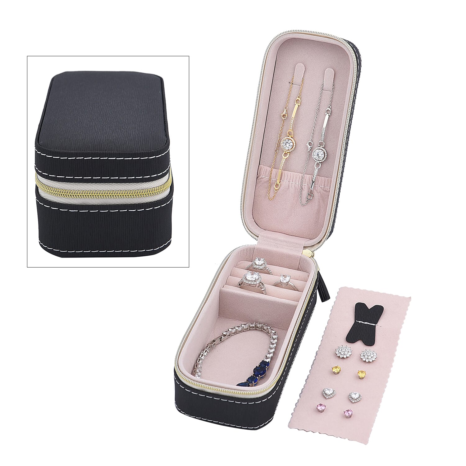 Mini travel deals jewellery case