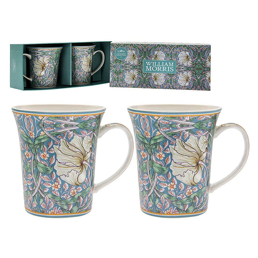 Lesser and Pavey - William Morris Pimpernel Mugs - Set of 2