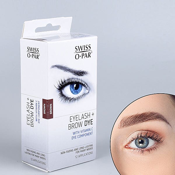 Swiss-O-Par: Eyelash & Eyebrow Dye Kit - Brown