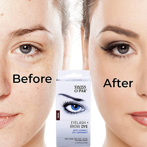 Swiss-O-Par: Eyelash & Eyebrow Dye Kit - Brown