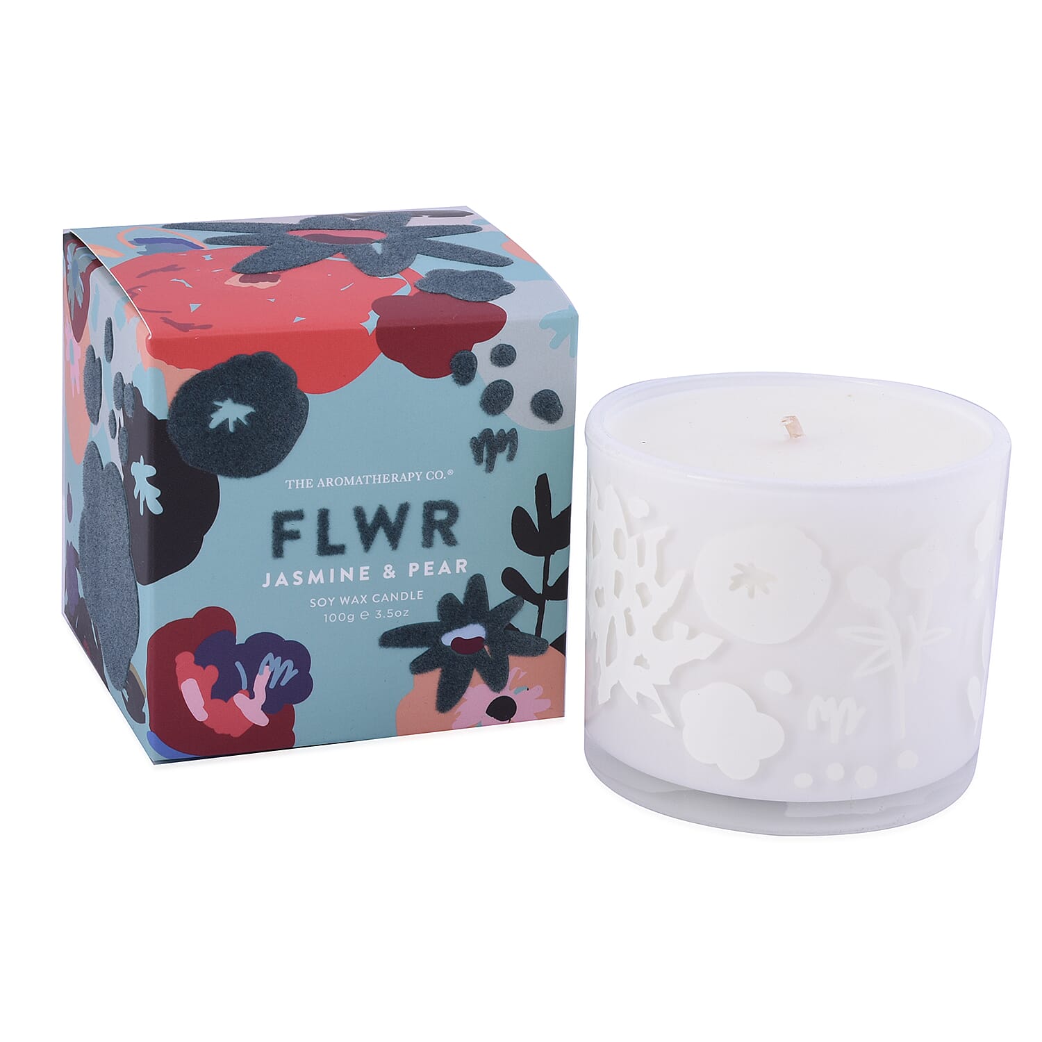 WIDDOP The Aromatherapy Co 100g FLWR Candle - Jasmine & Pear