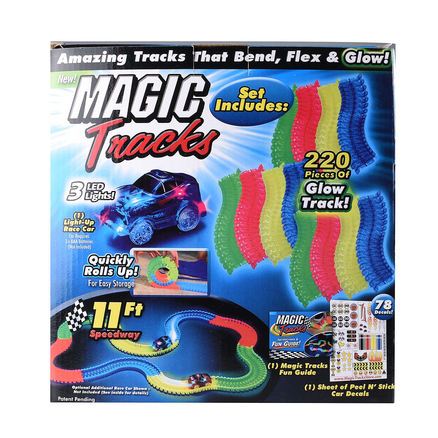 220 Pieces Magic Tracks in Multi