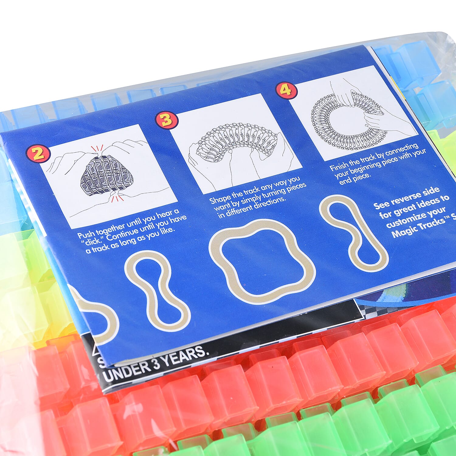 220 Pieces Magic Tracks in Multi