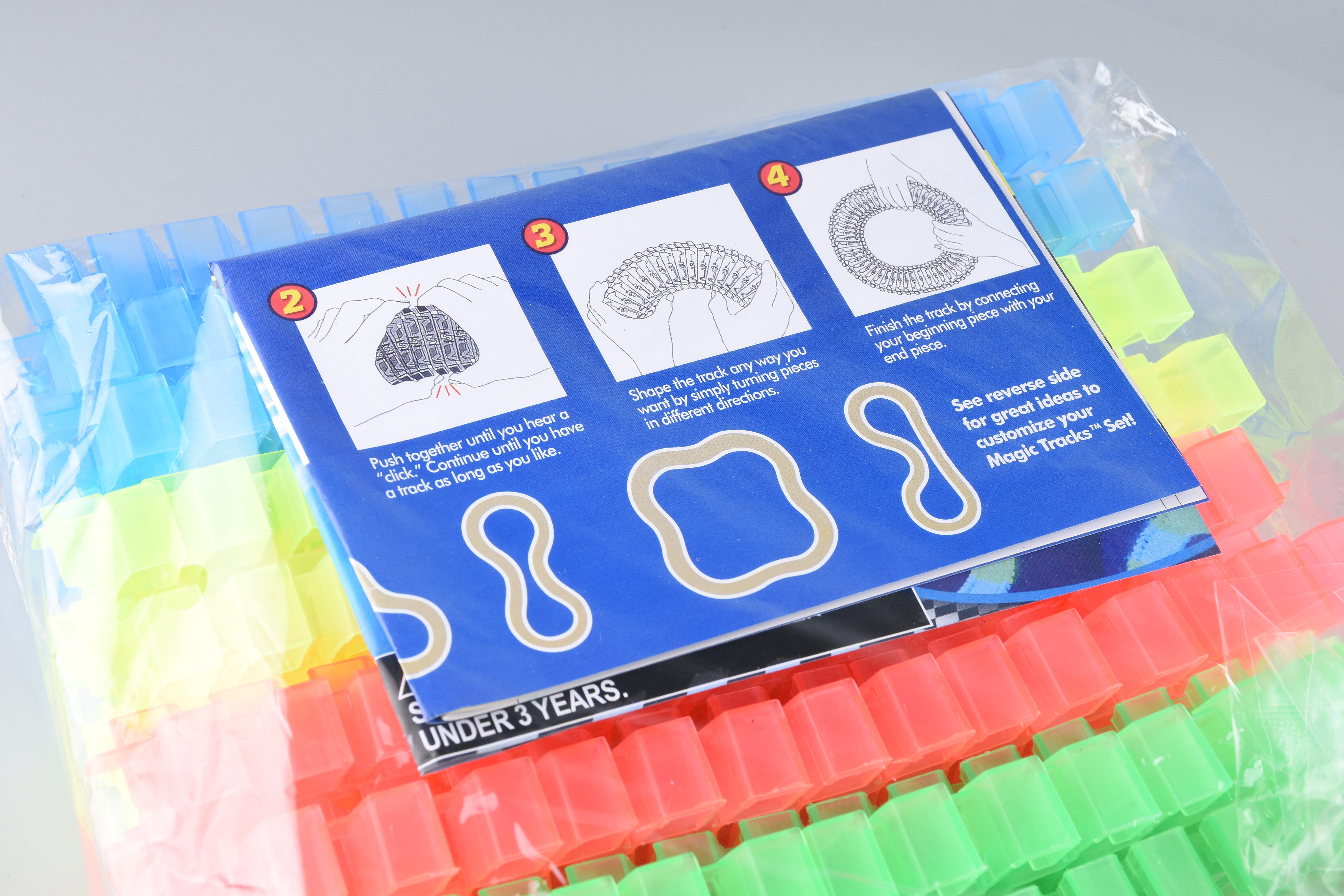 220 Pieces Magic Tracks in Multi