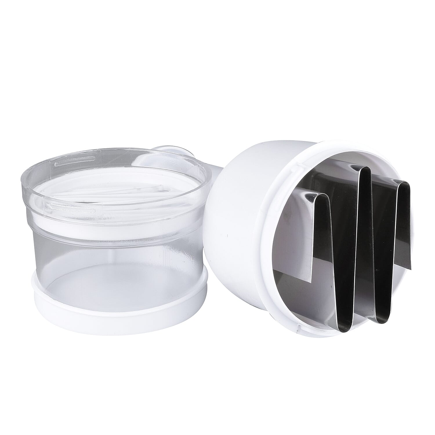 Kitchen Chopper Pressing Cutter Slicer Peeler Dicer Mincer -  White