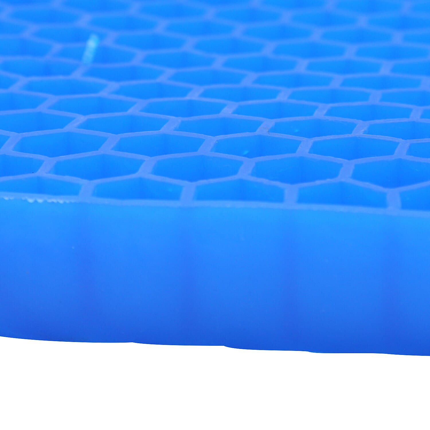 Egg Cushion Breathable Sitter Gel Flex Seat Honeycomb Design - Black Cover