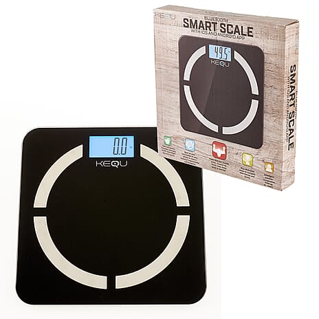 KeQu- Bluetooth Smart Scale (With IOS & Android App) (Size 30 Cm)