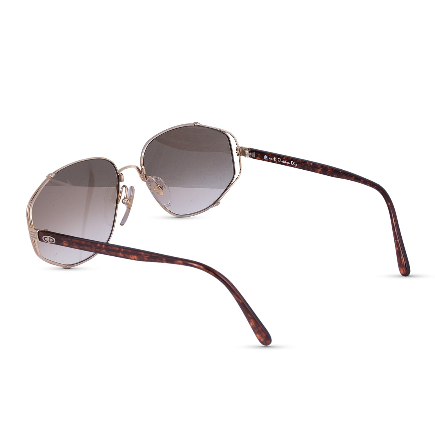 Christian Dior Vintage Sunglasses with Brown Gradient Lenses