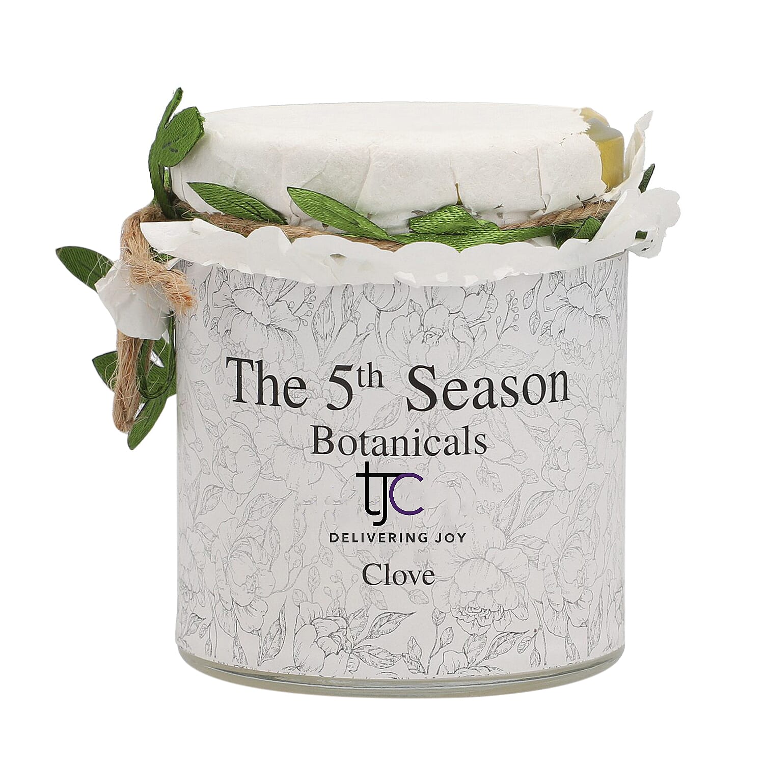The 5th Season Botanical Collection - Clove Scented Soybean Wax Candle - 30 Hrs Burn Time