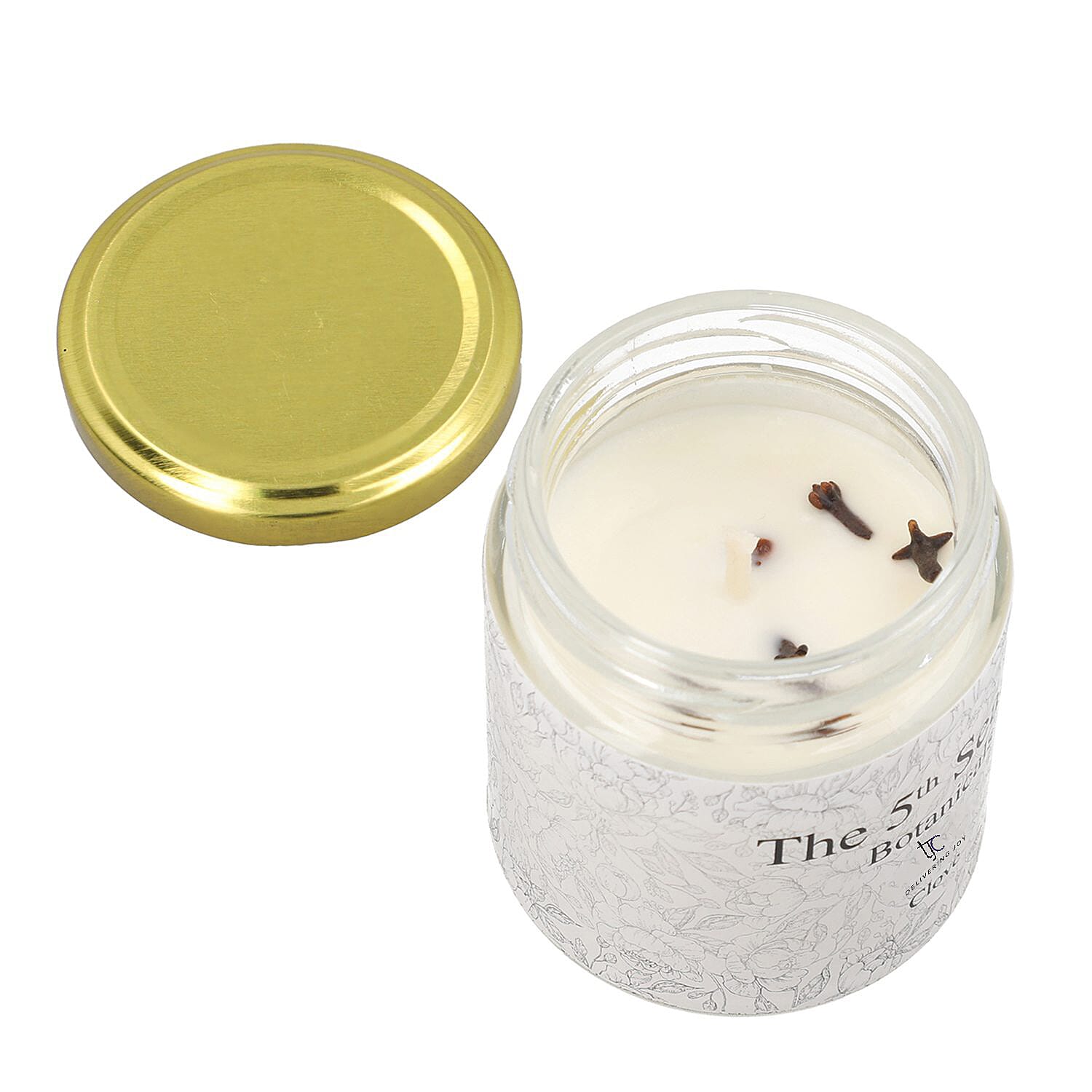 The 5th Season Botanical Collection - Clove Scented Soybean Wax Candle - 30 Hrs Burn Time