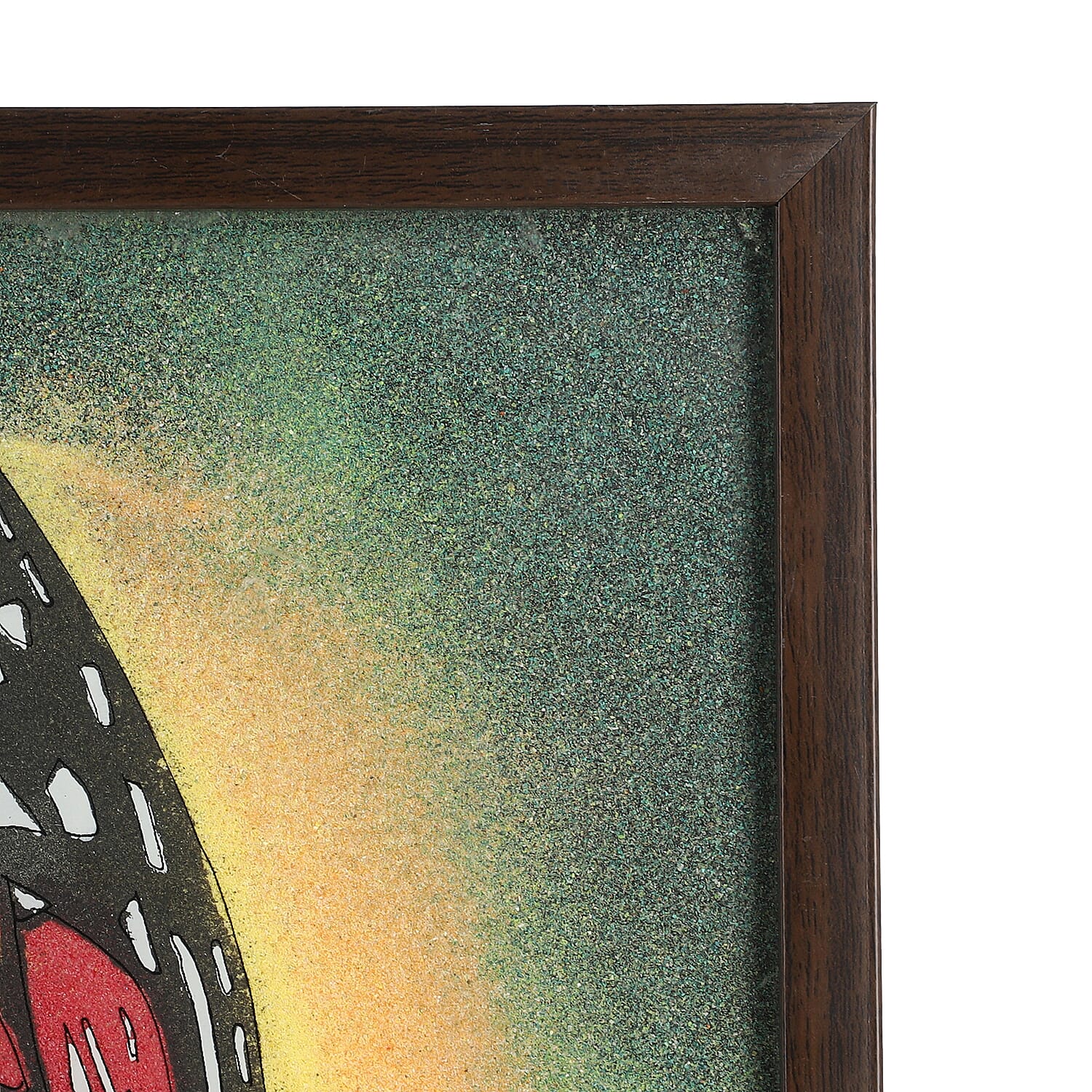 Handcrafted Gemstone Butterfly Painting (Size 32x4 Cm)