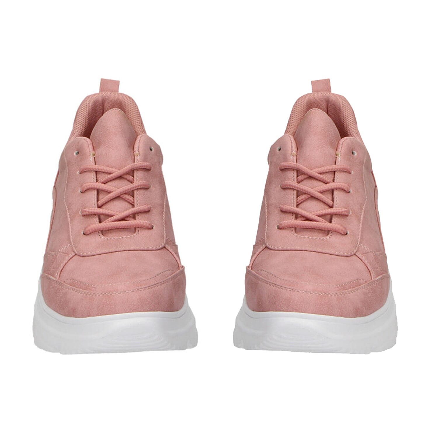 Pink Trainers with Lace Detail (Size 3)