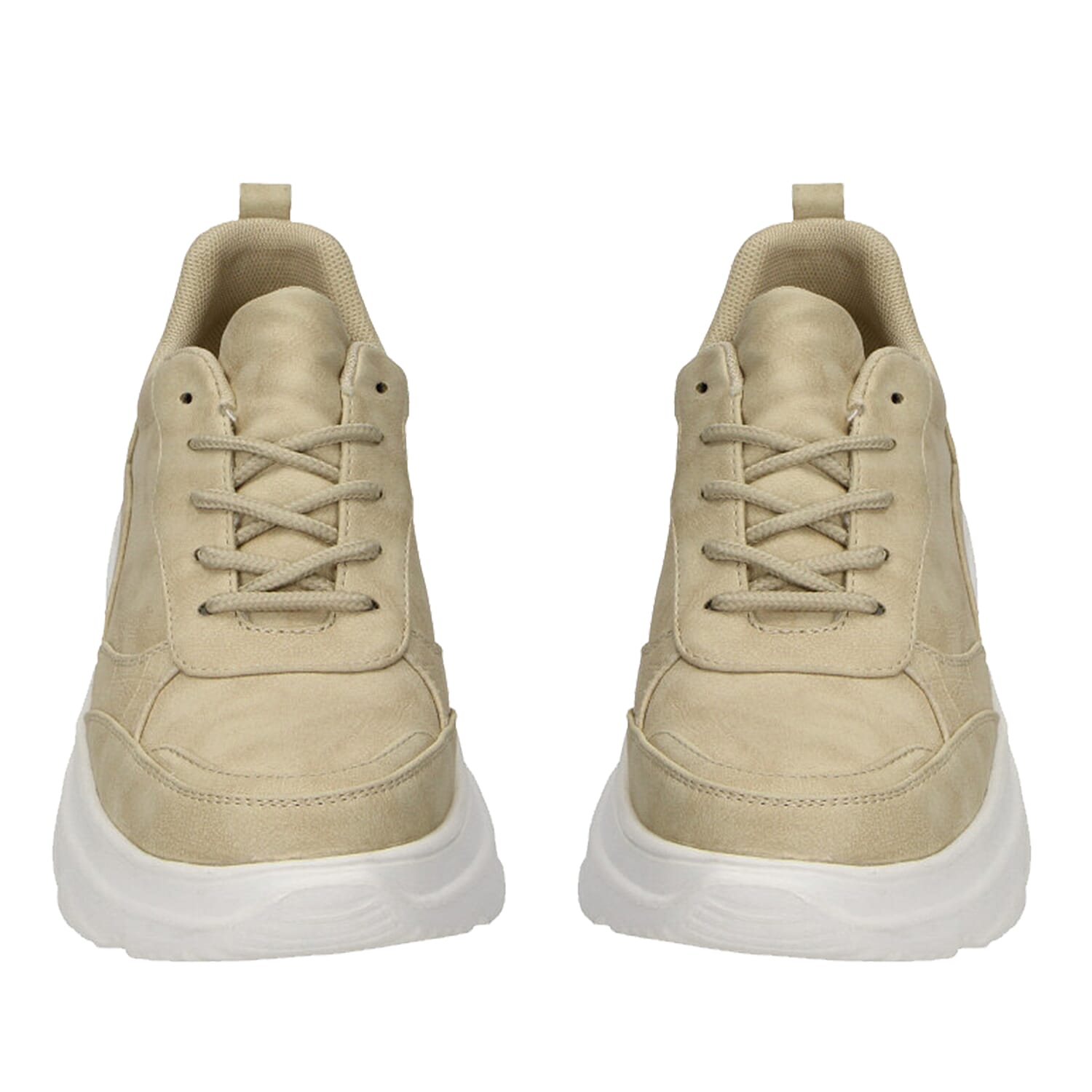 Taupe Trainers with Lace Detail (Size 3)