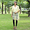 JOVIE Lace Kimono With Tassel Detailing - Yellow