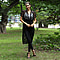 JOVIE Lace Kaftan with Tassel (Size:78x115cm)- Black