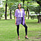 JOVIE Lace Kimono (Size:95x75cm)- Purple