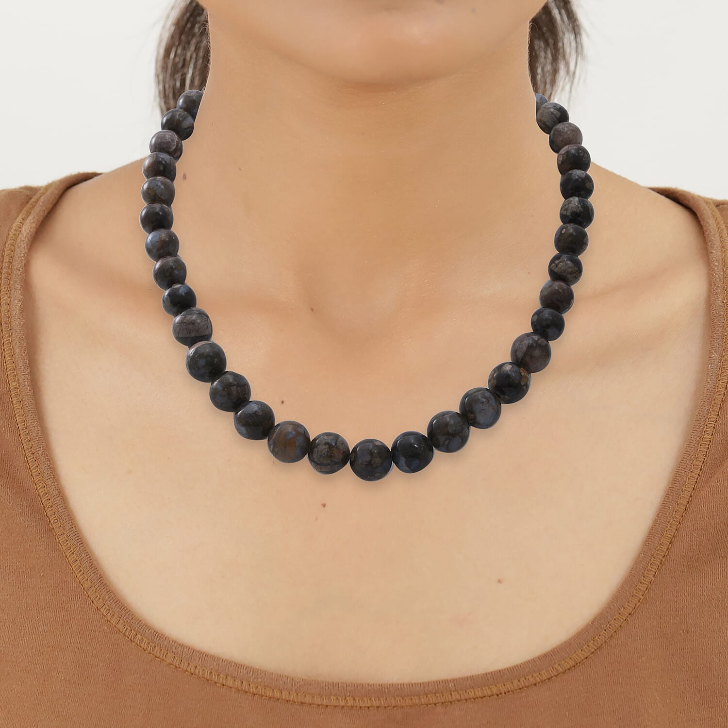 Close Out Deal- Australian Boulder Opal Necklace (Size - 18) in Sterling Silver 300.00 Ct.